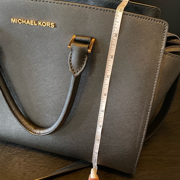 Michael Kors Selma Saffiano Leather Satchel - Picture 2 of 7